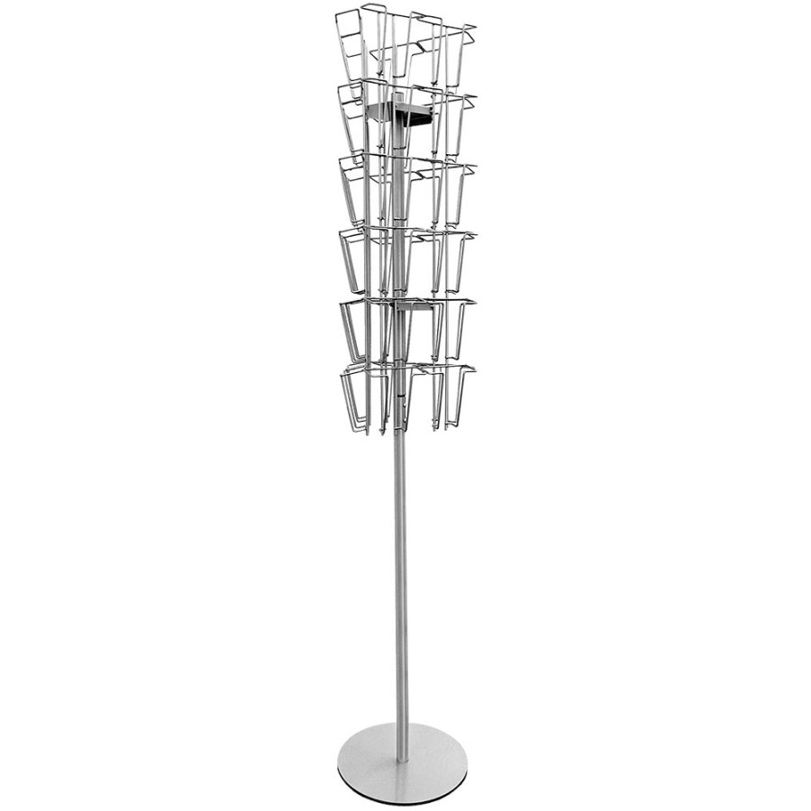 Wire Stand, silver, for 36 x A6 or M65 brochures