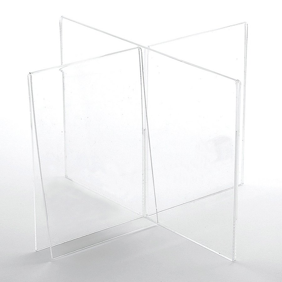 Cross Menuholder x 4, acrylic. 8 x A6