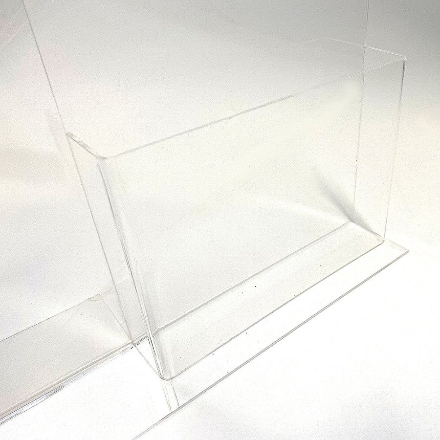 Menuholder Double A4, acrylic, with A4 holder