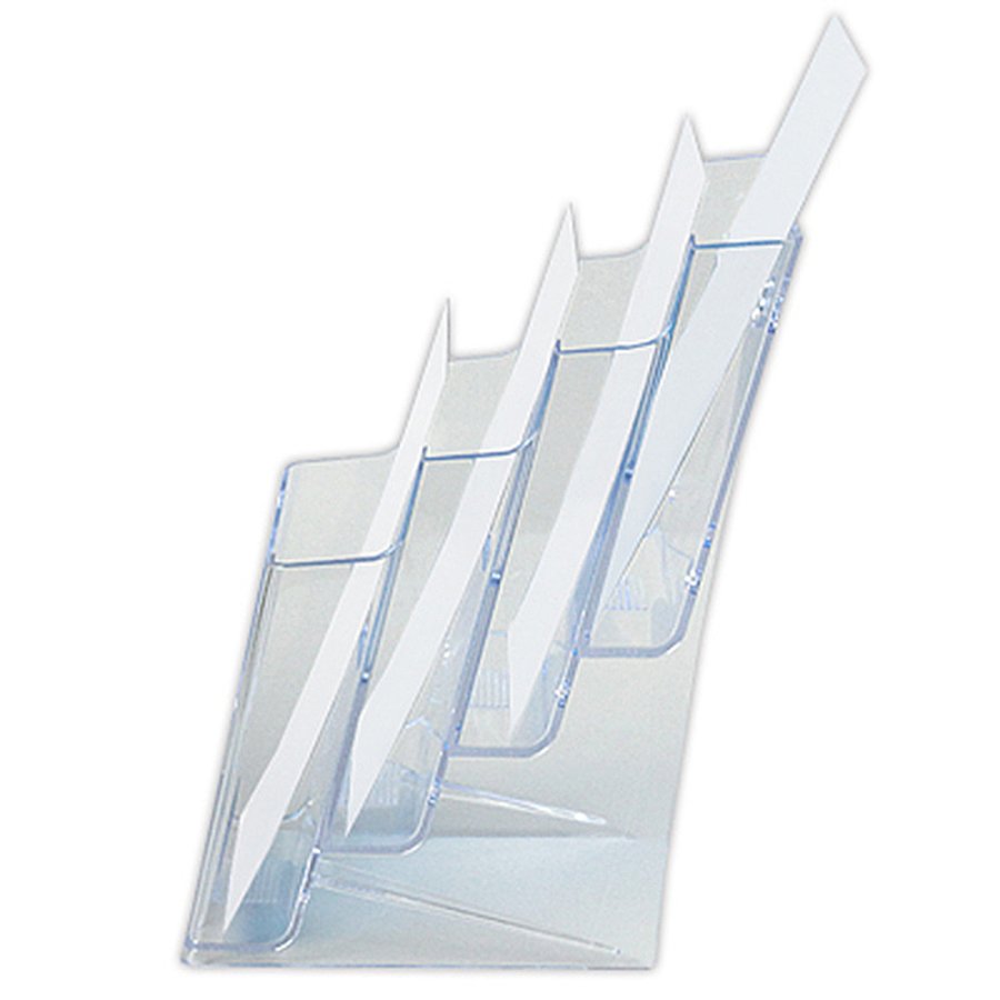 Table & Wall Dispenser, 4 x M65 acrylic holder
