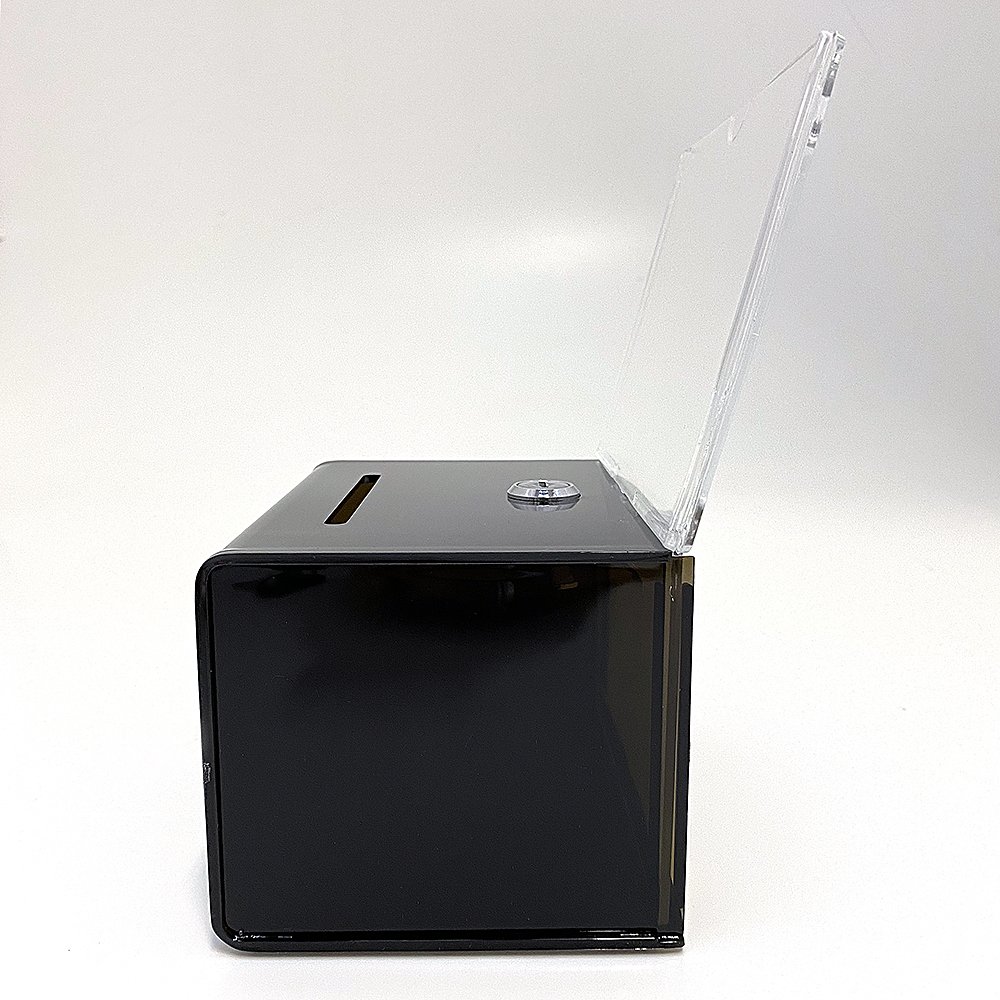Tip Box Black with A6 Info and lock | Danish Sign Export