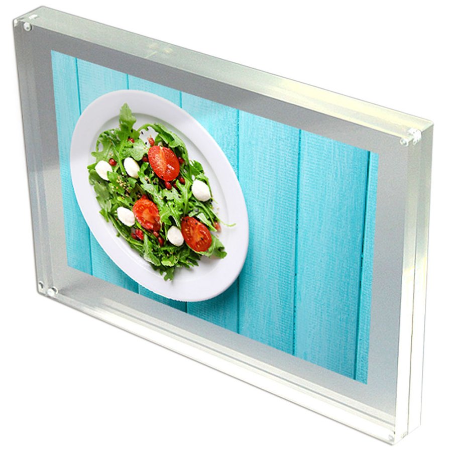 Block Menuholder, acrylic, A7