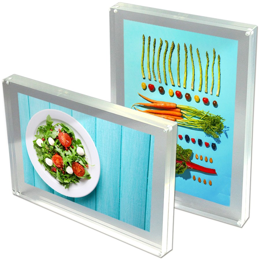 Block Menuholder, acrylic, A7