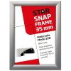 Alu Snap Frame Watersafe, 35 mm, 50 x 70 cm, silver #8