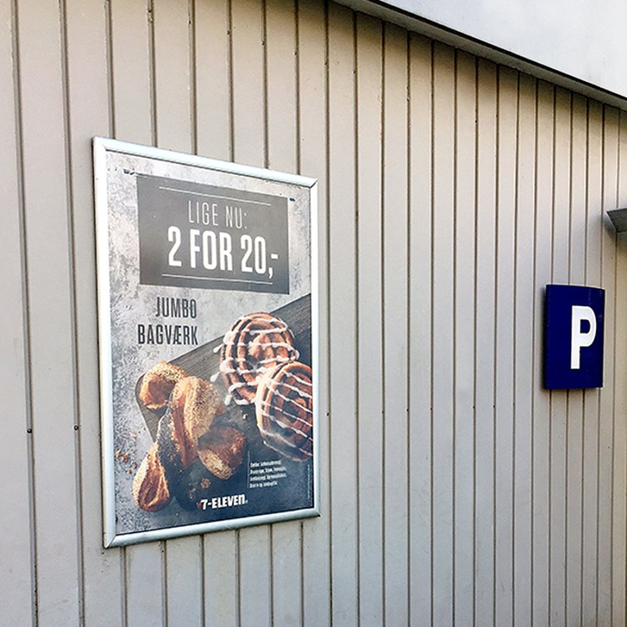 Alu Snap Frame Watersafe, 35 mm, A1, silver