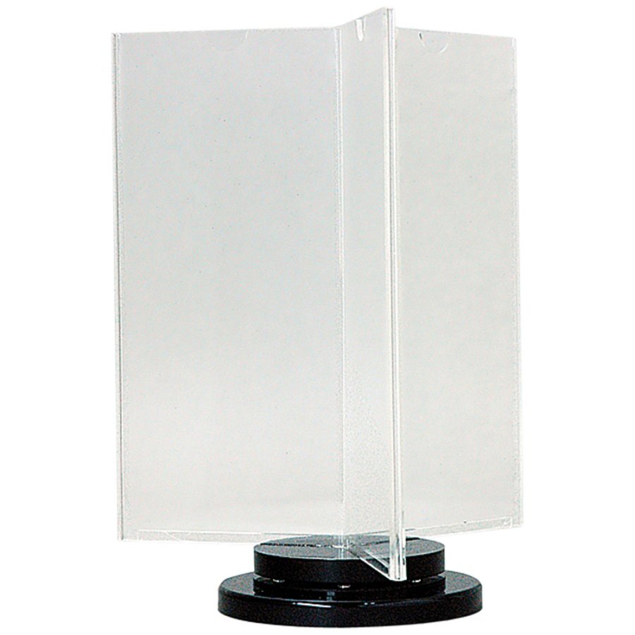 Spin Menuholder, acrylic, 6 x M65