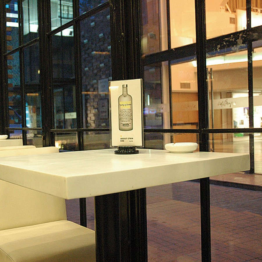 Spin Menuholder, acrylic, M65