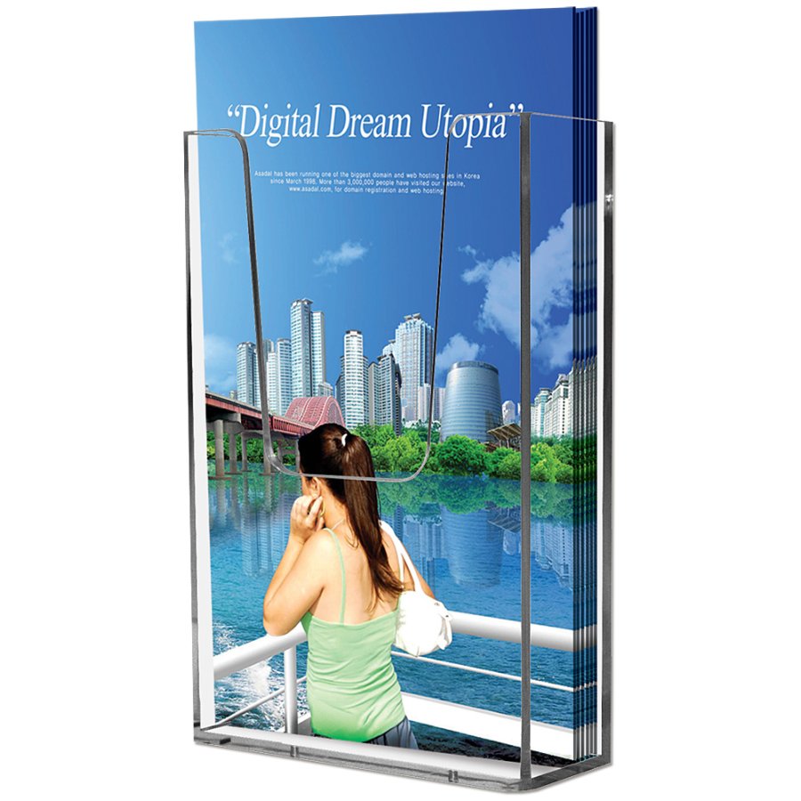 Wall Dispenser, acrylic holder, A5