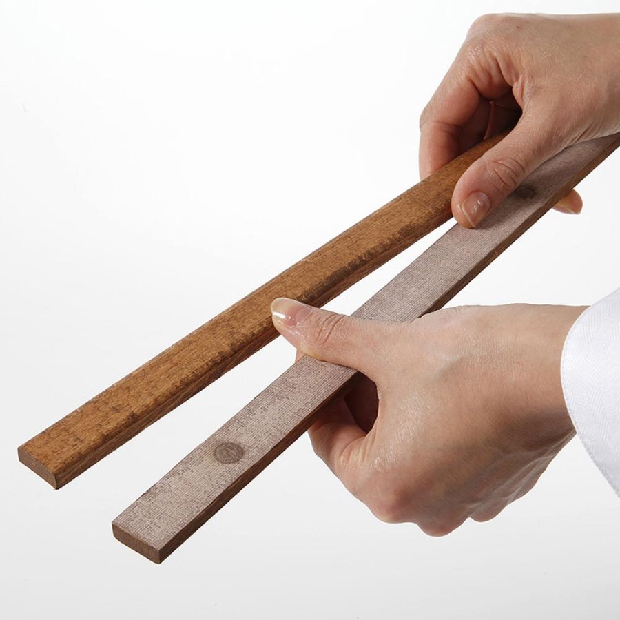 Wood Poster Hanger Magnetic, dark, 40 cm set