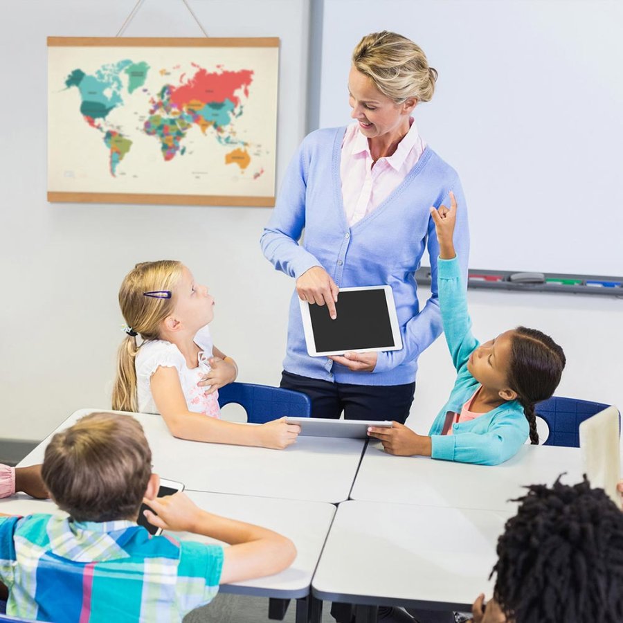 Wood Poster Hanger Magnetic, light, 60 cm set