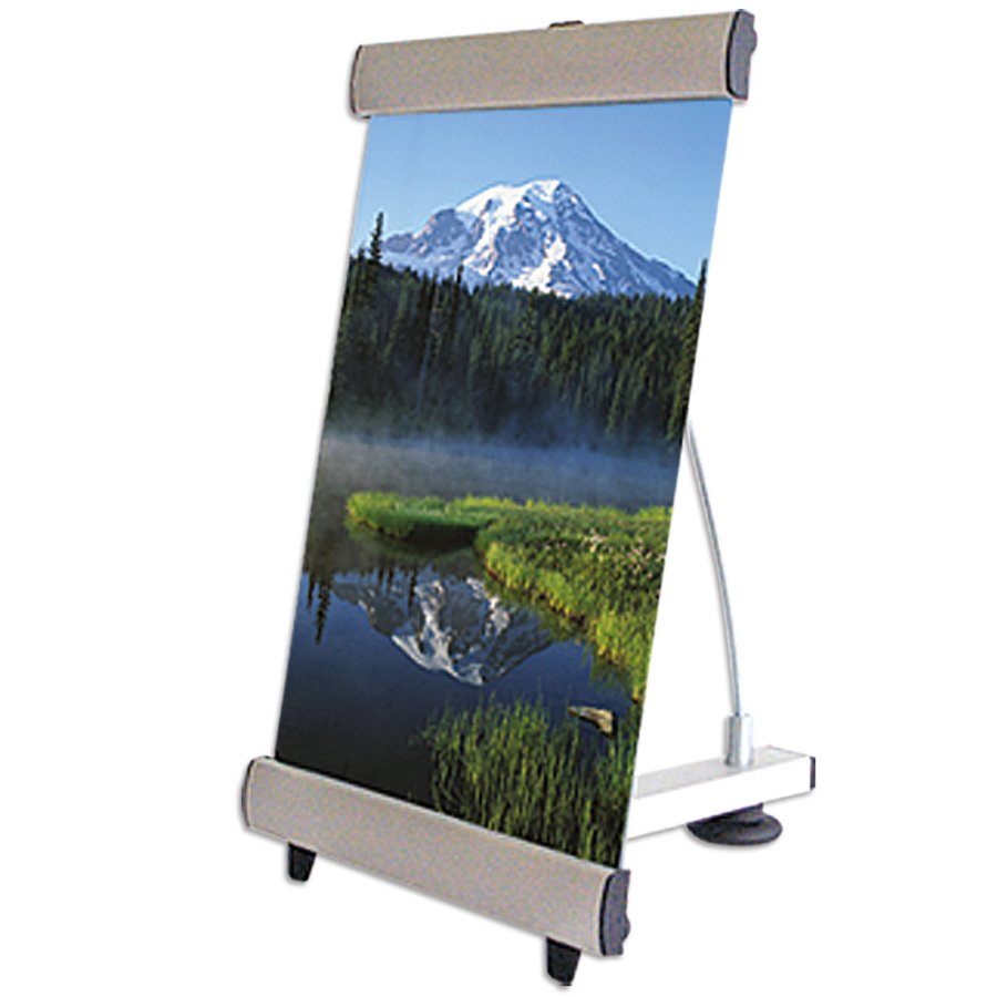 Quick Banner Stand, single sided, 100 x 140 cm
