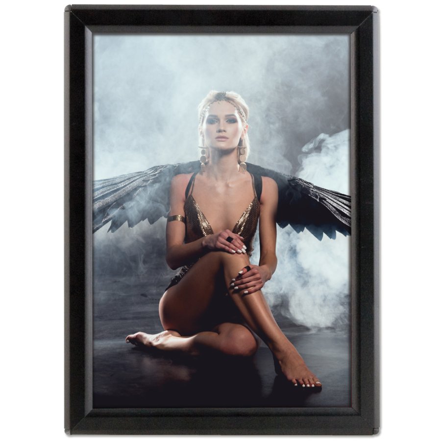 Opti snap frame, 14 mm, A5, black