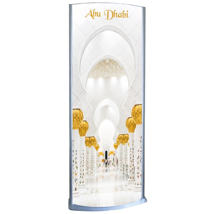 Totem Elipse Light Stand, double sided, 60 x 170 cm