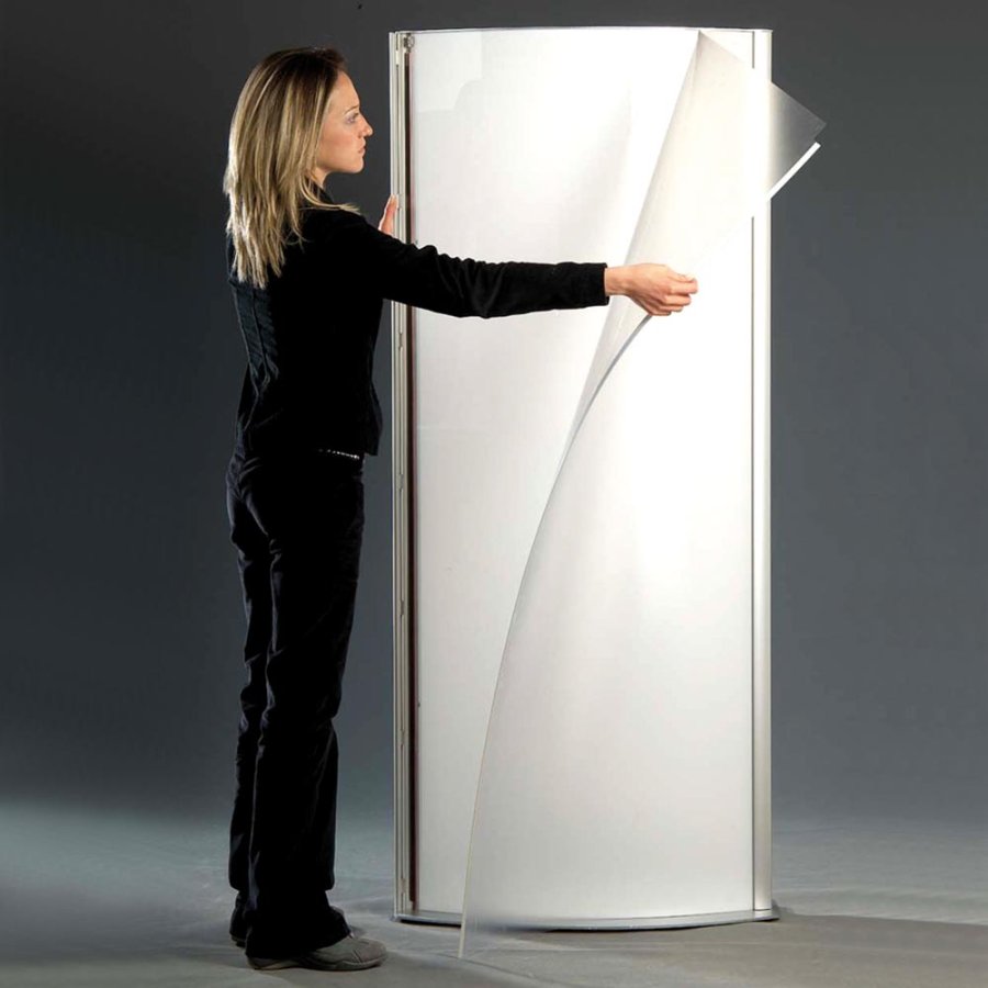 Totem Elipse Light Stand, double sided, 60 x 170 cm