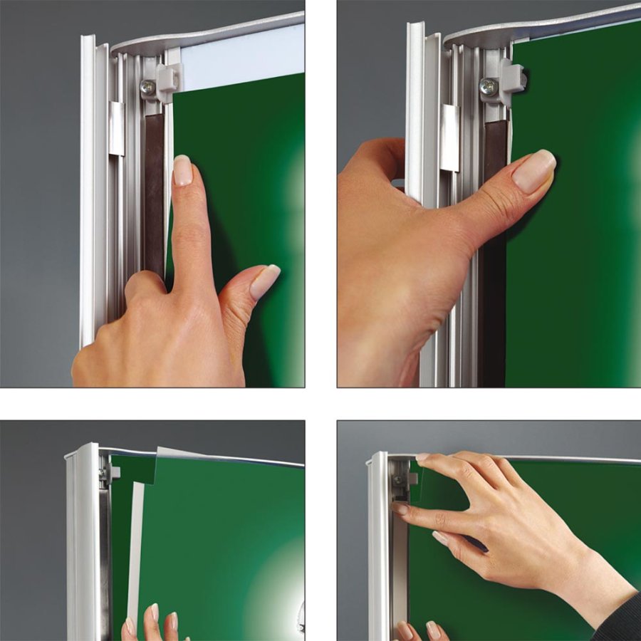 Totem Elipse Light Stand, double sided, 80 x 170 cm