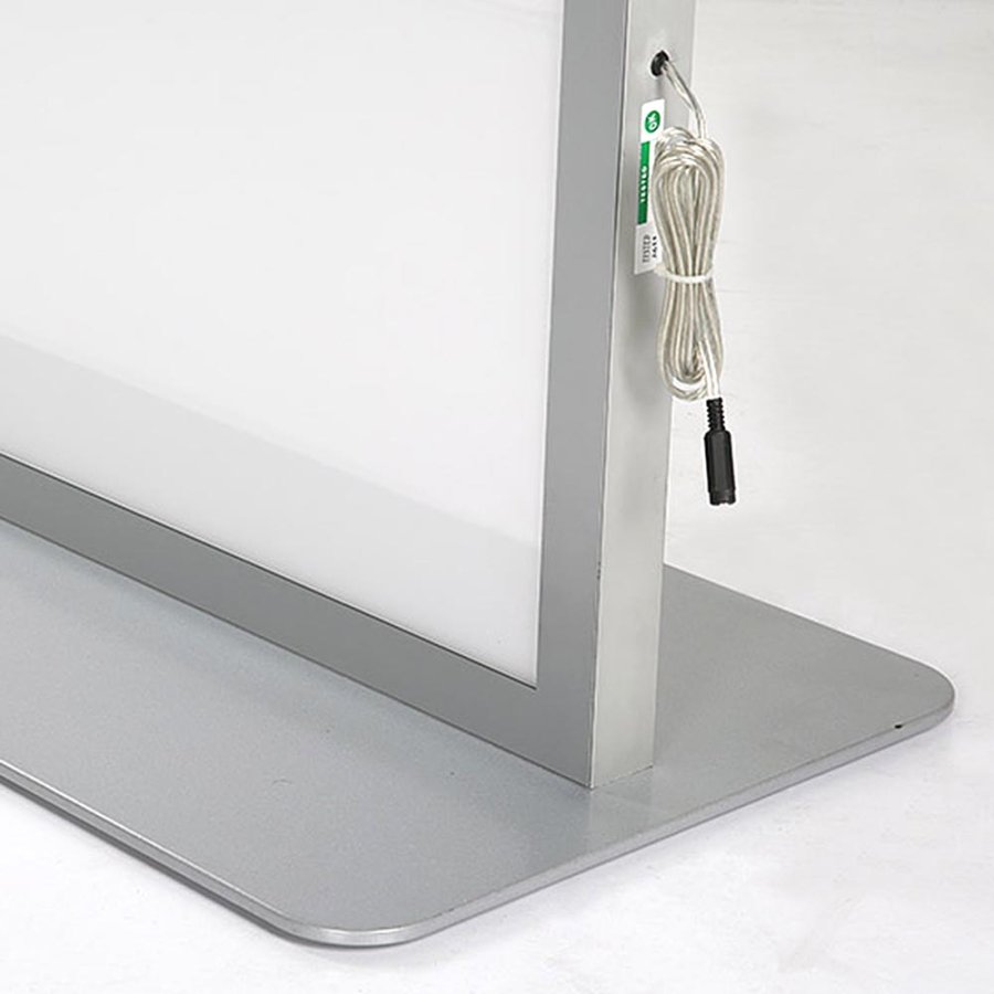 Totem LED Stand, double sided, 59,4 x 168 cm