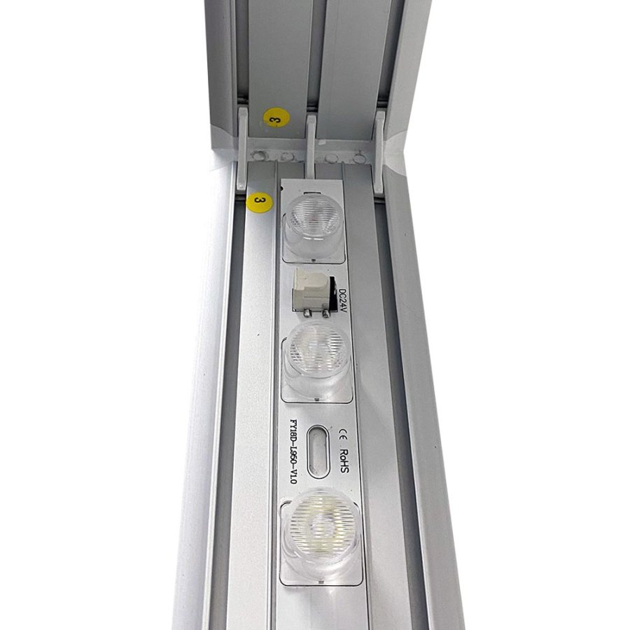 LED-Tex Light Box Stand, double sided, 100 x 200 cm