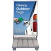 Heavy Outdoor Sign Concrete stand, alu/grey, 100 x 140 cm #1