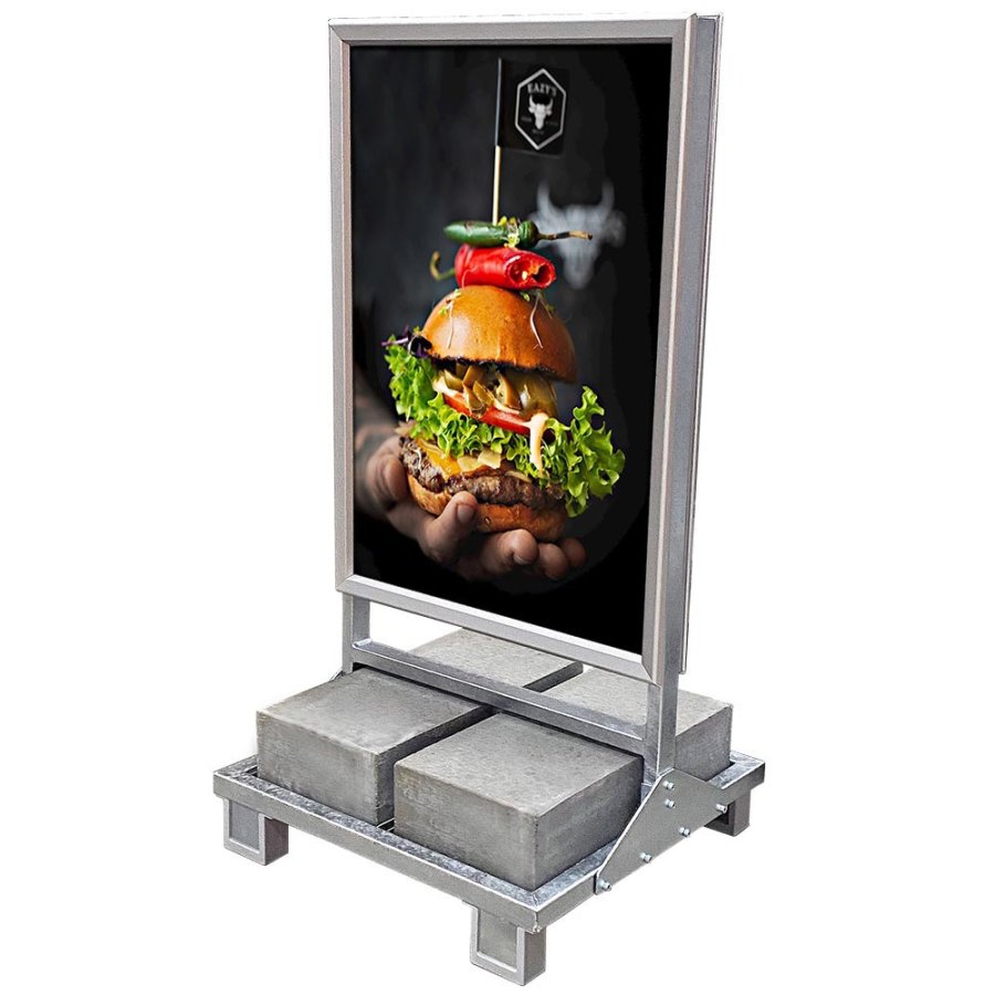 Heavy Outdoor Sign Concrete, 70x100 cm