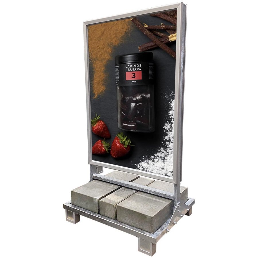 Heavy Outdoor Sign Concrete, 100x140 cm