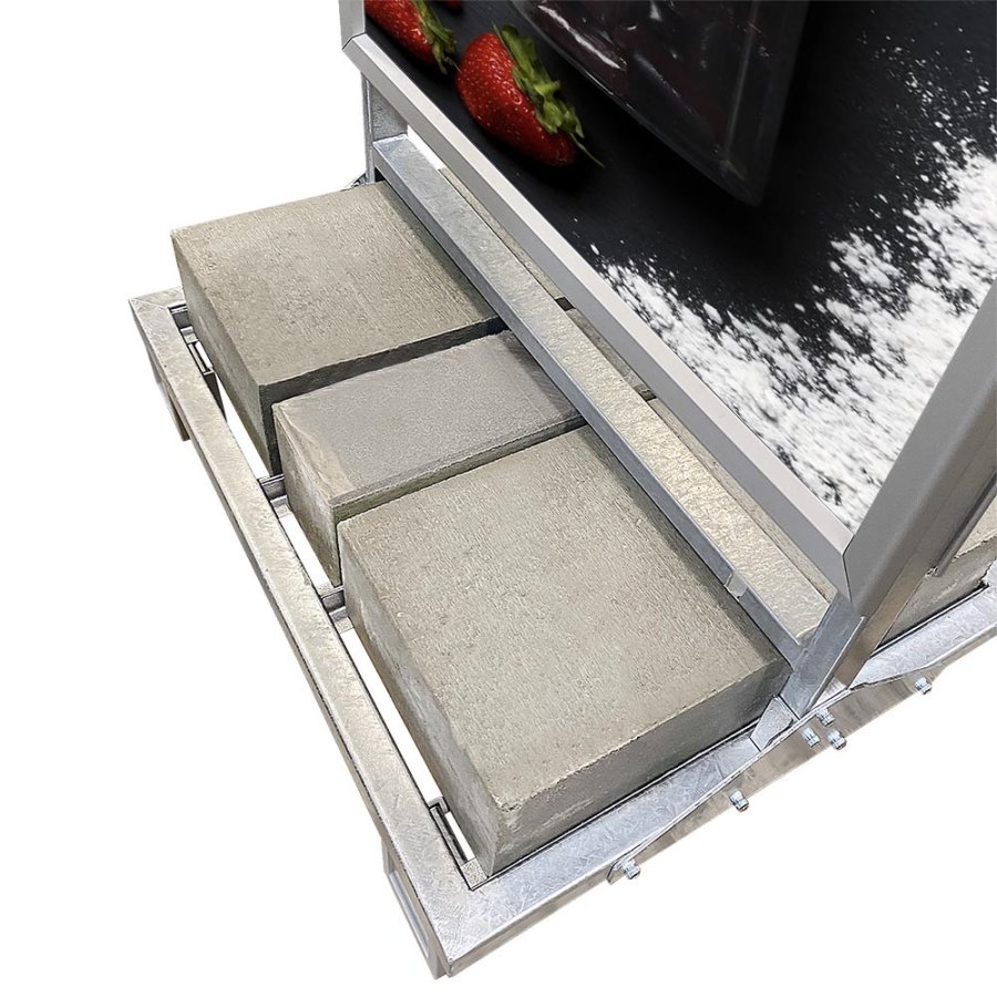 Heavy Outdoor Sign Concrete, 100x140 cm