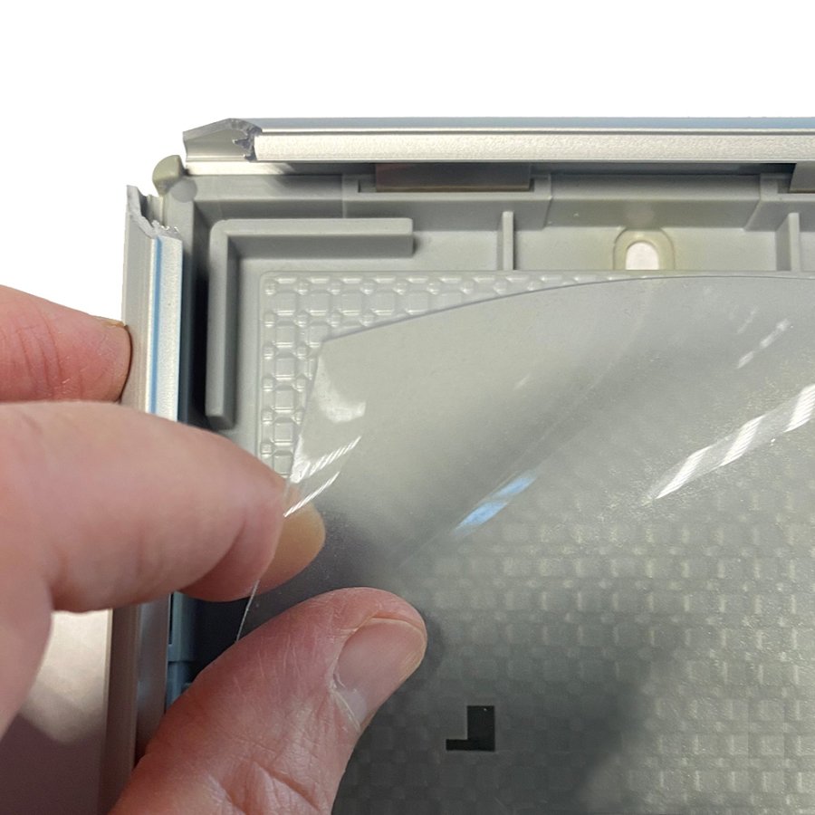 Opti snap frame, 14 mm, A6, silver