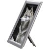 Photo snap frame, 14 mm, A6, silver, with support fitting #1
