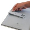 Photo snap frame, 14 mm, A5, silver, with support fitting #6