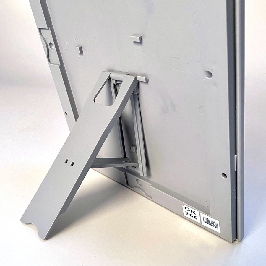 Photo snap frame, 25 mm, A4, alu/silver