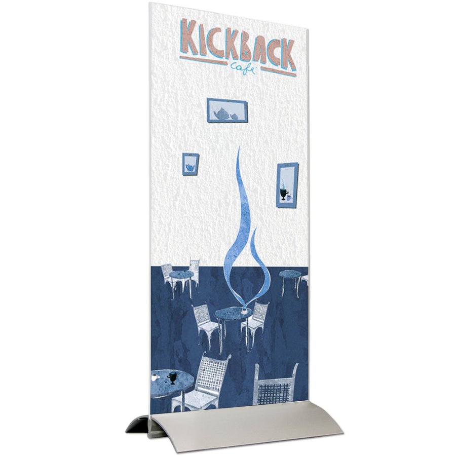 Swing Wing, vertical, alu base with M65 holder