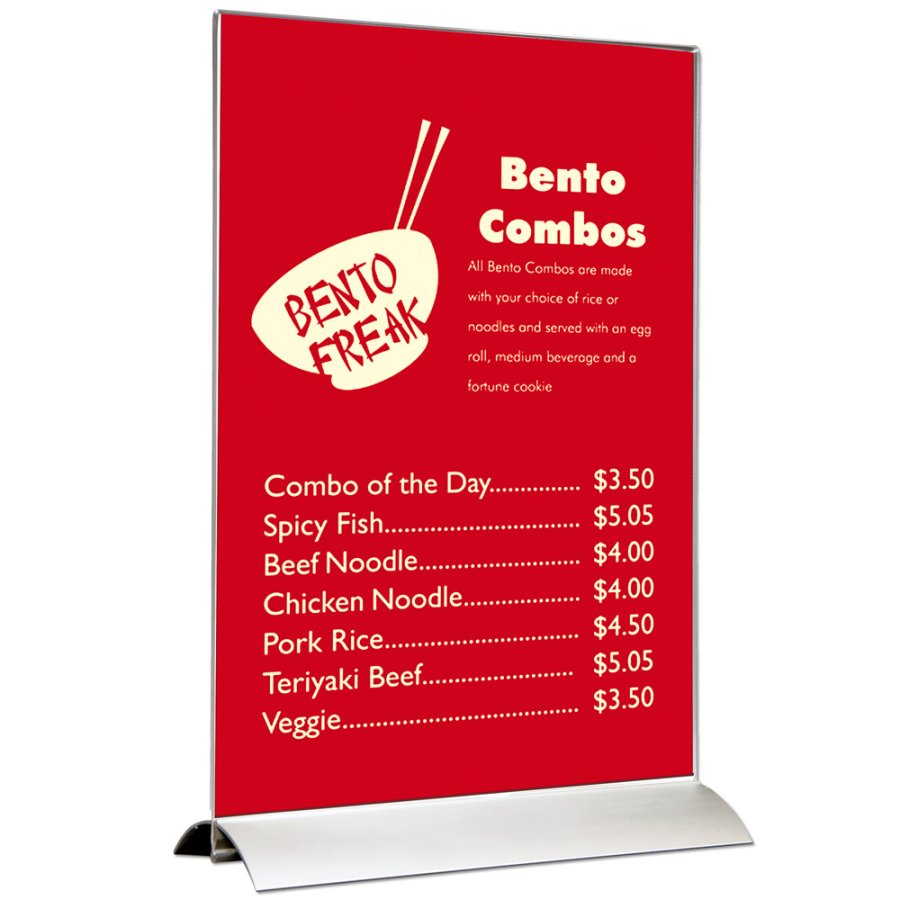 Swing Wing, vertical, alu base with A5 holder