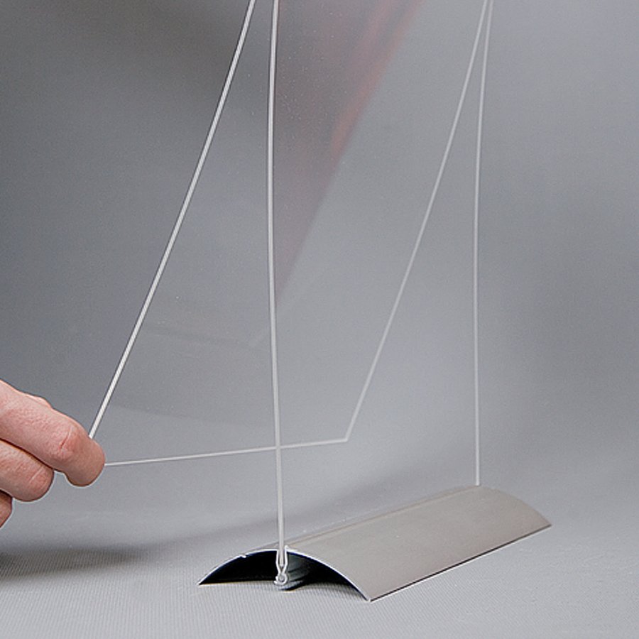 Swing Wing, vertical, alu base with A4 holder