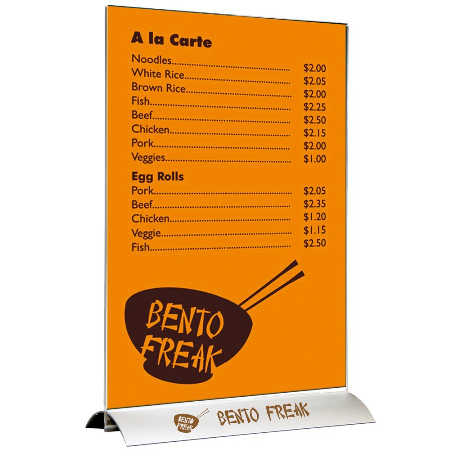 Swing Wing, vertical, alu base with A4 holder