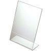 L-Menuholder, vertical A4 acrylic display #2