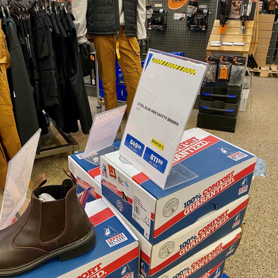 L-Menuholder, vertical A3 acrylic display