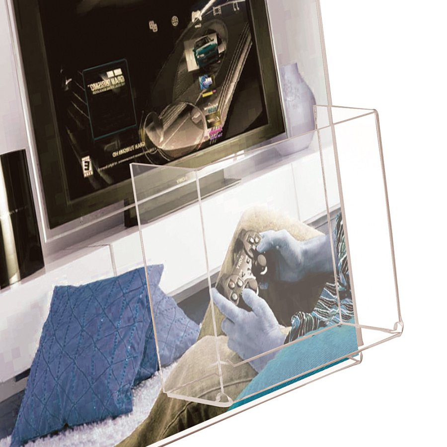 L-Menuholder with Front Pocket Horizontal A4