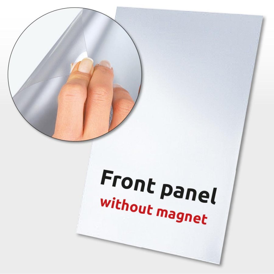PET frontsheet 73x103 cm (72,9x102,9cm) without magnet