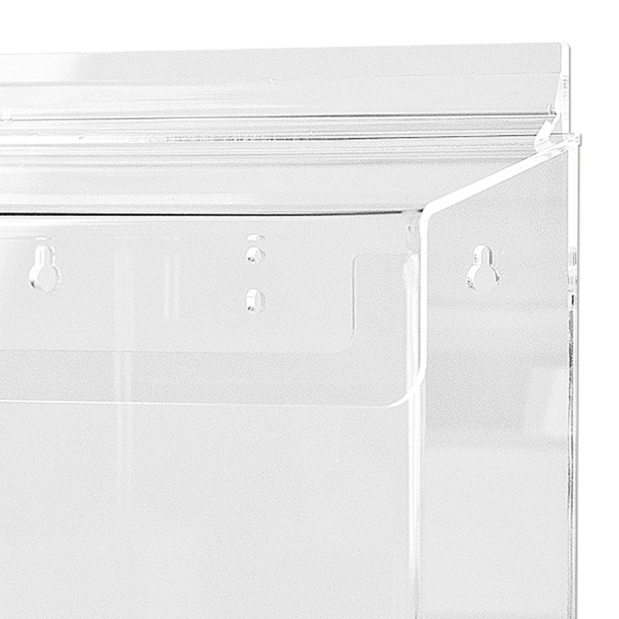 Acrylic Outdoor Brochure Box M65, deep