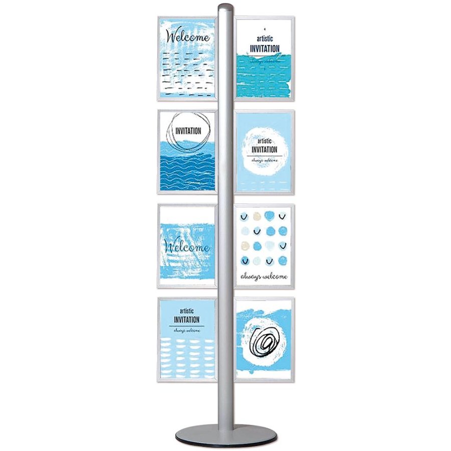 MULTISTAND 13  Double sided with 8 pcs. A4 Slide-in Vertical