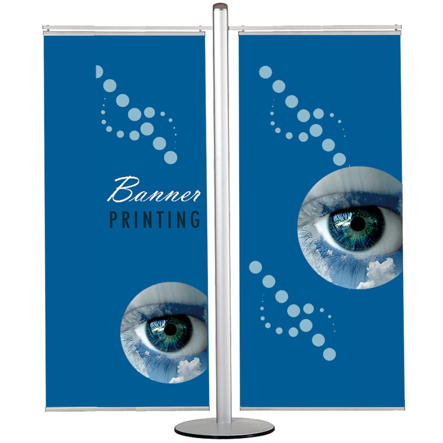 Banner Stand, MultiStand, Double-Sided, 2 banners, 70 cm
