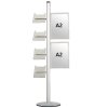 Free Standing Sign Holder, MultiStand, one-sided, 4 A4 shelves, 2 slide-in frames, A2 - 42 x 59,4 cm #2