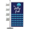 MULTISTAND 19 Single sided, 1 pcs. 70cm. Banner + 4xA4 Shelves #1
