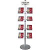 MULTISTAND 20 Single sided, 8 pcs. A4 Shelves + logoplate #3