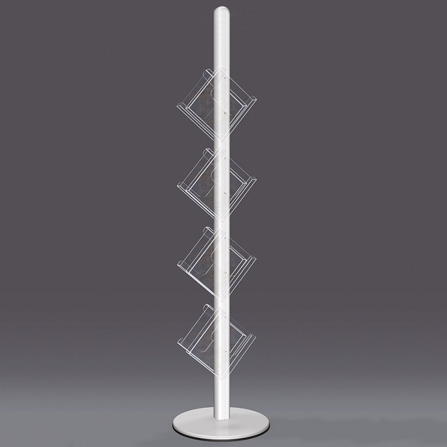 MULTISTAND 22 Double sided, 8 pcs. Tilted A4 Shelves