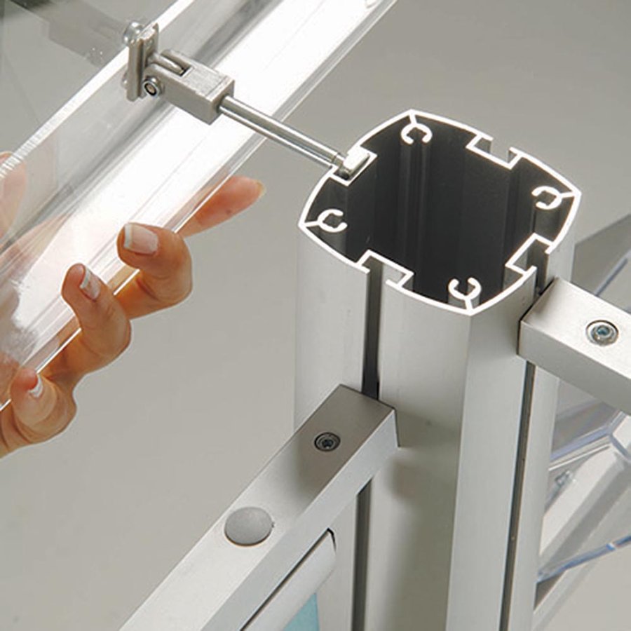 Multistand 4-channel 190cm. Pole + Base + Top