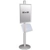Free Standing Sign Holder, MultiStand, one-sided, Acrylic shelf, Snap Frame, 60 x 85 cm #2