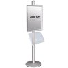 Free Standing Sign Holder, MultiStand, one-sided, Acrylic shelf, Snap Frame, B1 - 70 x 100 cm #2