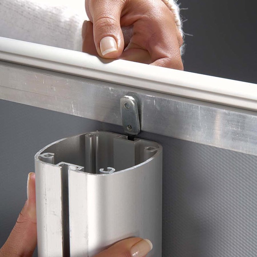 Free Standing Sign Holder, MultiStand, one-sided, 2 acrylic shelves, 1 x Snap frame, 60 x 85 cm