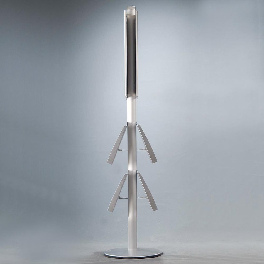 Free Standing Sign Holder, MultiStand, Double-Sided, 4 steel shelves, 2 Snap Frame, 60 x 85 cm