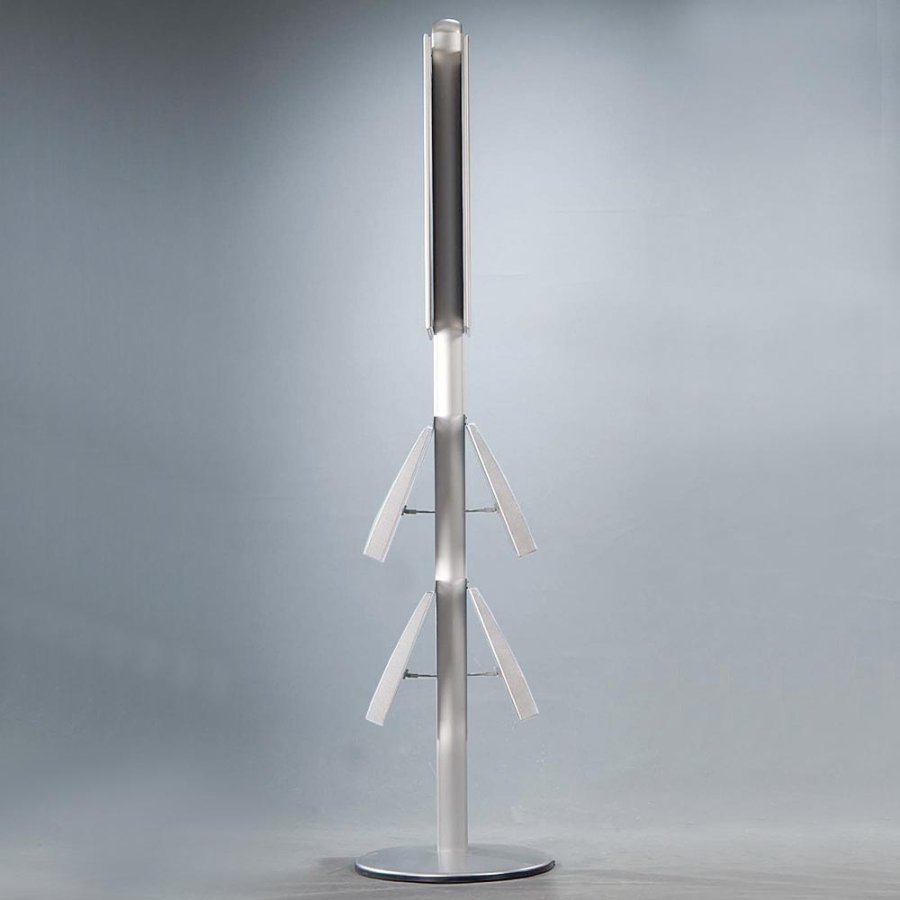 Free Standing Sign Holder, MultiStand, Double-Sided, 4 acrylic shelves, 2 Snap Frame, 60 x 85 cm